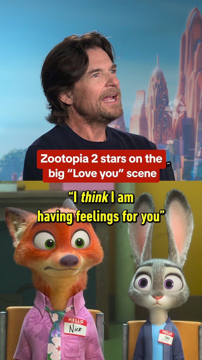 Jason Bateman &amp; Ginnifer Goodwin reflect on Nick &amp; Judy's emotional dialogue in Zootopia 2: