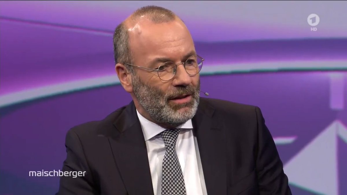 „Die Vereinigten Staaten sind nicht mehr Führer der freien Welt, sondern sie verstehen sich als Dealmaker, als Mediator, als Vermittler”, erklärt Manfred Weber (EPP). Jetzt sei der richtige Zeitpunkt, „den europäischen Pfeiler der Verteidigung aufzubauen.” #maischberger