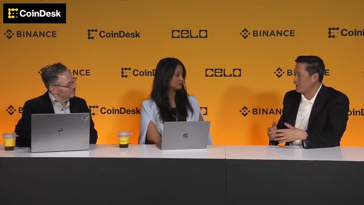 During @Binance Blockchain Week in Dubai, avery.apt 🇺🇸 joined CoinDesk LIVE to discuss Aptos. Avery highlighted Aptos' Libra origins to the Global Trading Engine thesis for crypto adoption taking shape today, Shelby and Decibel developments, and more. Watch now ↓