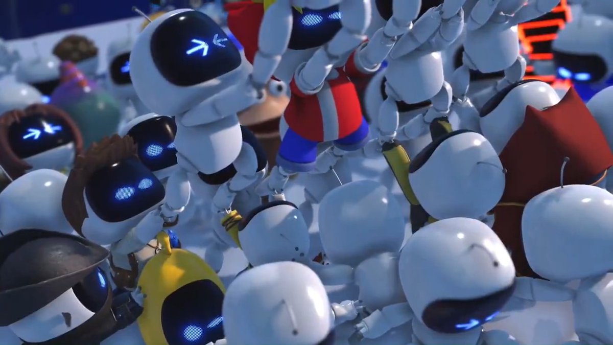 「ひとりはみんなのために、みんなはひとりのために」 from 『アストロボット』 ⎯⎯⎯⎯⎯⎯⎯⎯⎯⎯⎯⎯⎯⎯⎯⎯⎯⎯⎯⎯ PS5®タイトルから最高の瞬間をお届け #プレイステーションの日 #PS5最高の瞬間