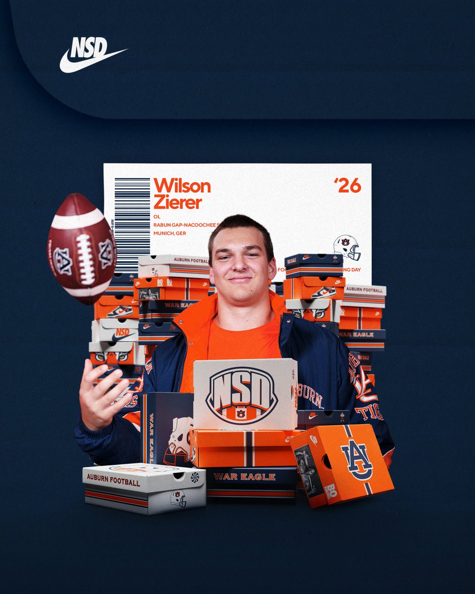 The Zierer legacy continues! 🦅 Welcome to The Plains, Wilson Zierer! 🏠 Munich, Germany 🧱 Offensive Line 🔗