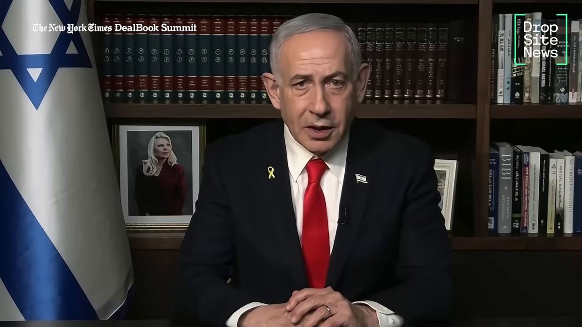 ⭕️ Netanyahu told the NYT Dealbook Summit that Israel’s war on Palestinians and regional resistance movements is something that can never truly end: “We won this war. But it’s never ending. It’s like… if you have cancer and you take it out, it can still come back in certain types of cancer.“