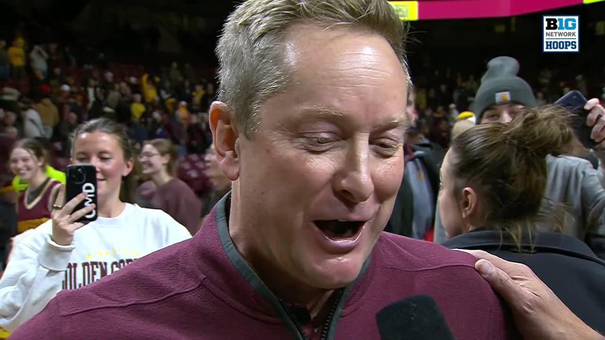 "I'm where I fell in love with the game." ❤️ Andy Katz spoke with Minnesota Men's Basketball's Niko Medved following their upset win over No. 22 Indiana.
