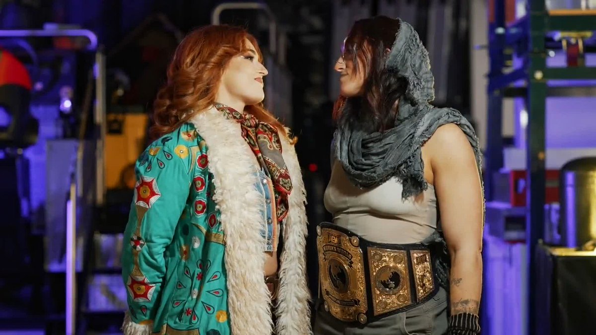 .JAMIE HAYTER &amp; #AEW Women’s World Champion Kris Statlander have called out the Triangle of Madness, Thekla テクラ, Skye Blue &amp; julia hart! Watch #AEWDynamite on TBS &amp; HBO Max