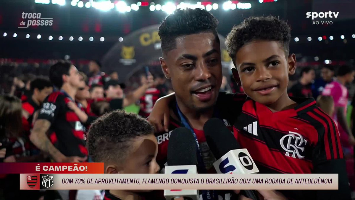 “Vamos buscar. Sabemos que o Mundial é difícil, mas o Flamengo sonha com esse título e a gente vai em busca dele.” 🎙️ Bruno Henrique. 🎥 sportv | ge