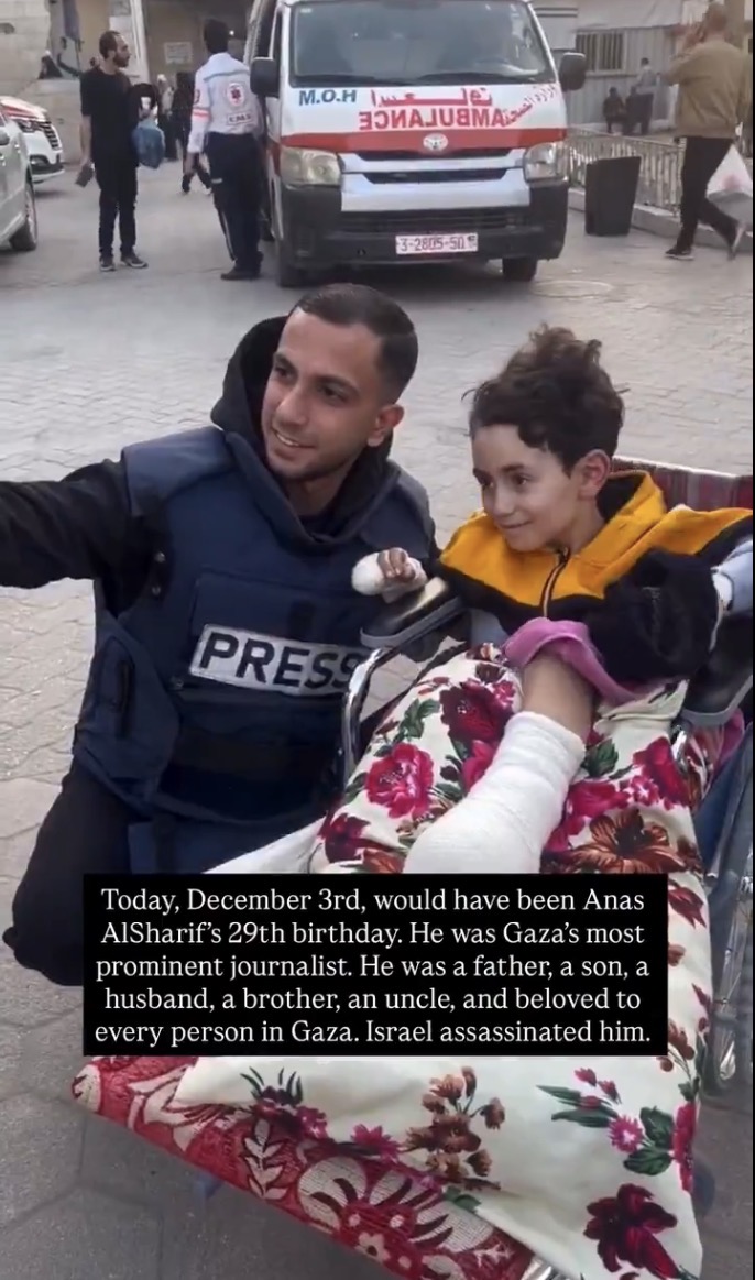 It breaks my heart every time I see Anas I hope you are in heaven today on your 29th Birthday.