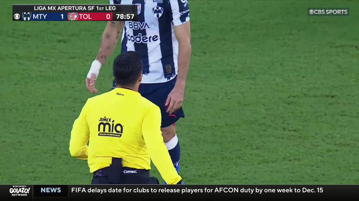 Sergio Ramos in his element against Toluca 😅 Stream Monterrey vs. Toluca in the Liga MX Apertura 2025 semifinal 1st leg for FREE on CBS Sports Golazo Network via the CBS Sports app 🔥