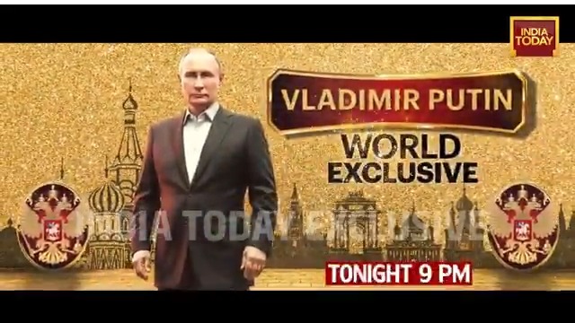 It doesn't get bigger than this! A Global Super Exclusive interview with one of the world’s most influential leaders, Vladimir Putin tonight at 9 PM, only on India Today... #Exclusive #Promo #VladimirPutin #PutinOnIndiaToday | Geeta Mohan گیتا موہن गीता मोहन Anjana Om Kashyap
