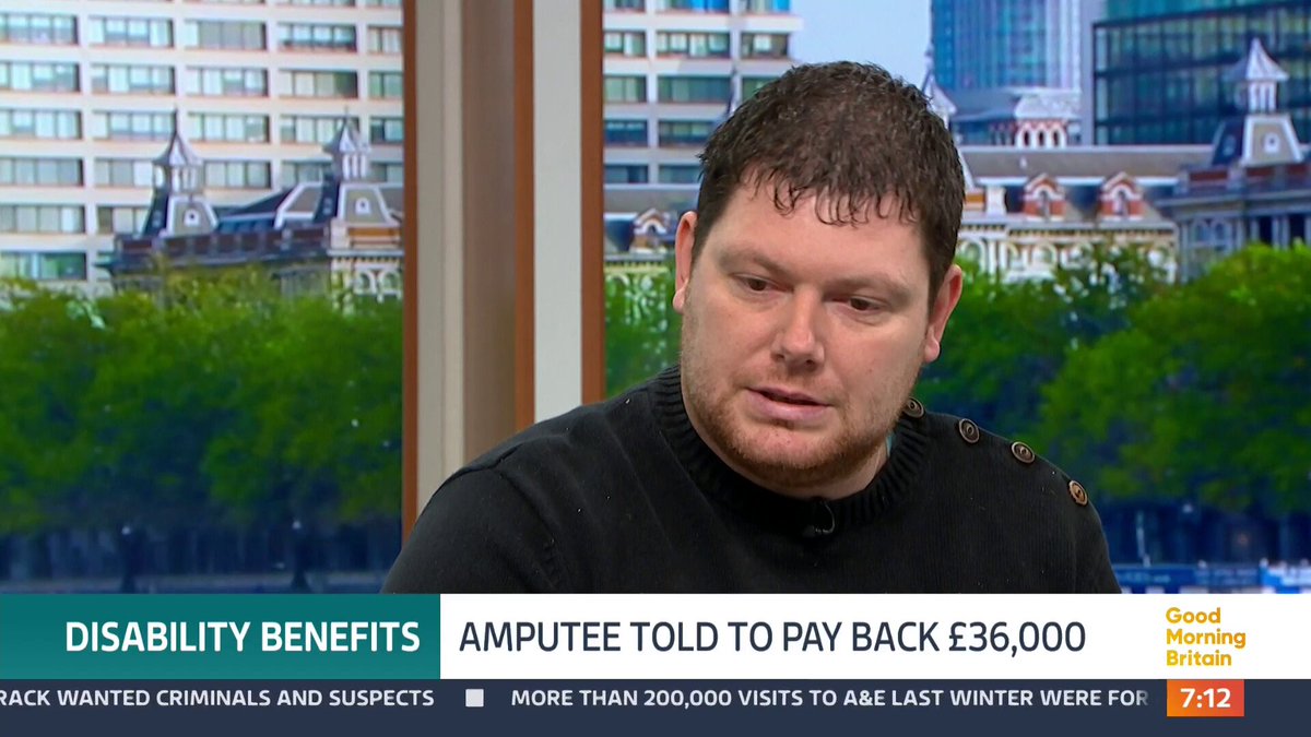 'I live my life through pain' An amputee has been told to repay £36,000 in disability benefits after Department for Work and Pensions investigators secretly filmed him playing cricket - footage they say proves he can walk further and do more than he claimed. Shaun Rigby says it shows one good moment on heavy painkillers, not the day-to-day reality of his life. He appealed the ruling, but an independent tribunal agreed with the decision to remove his benefits.