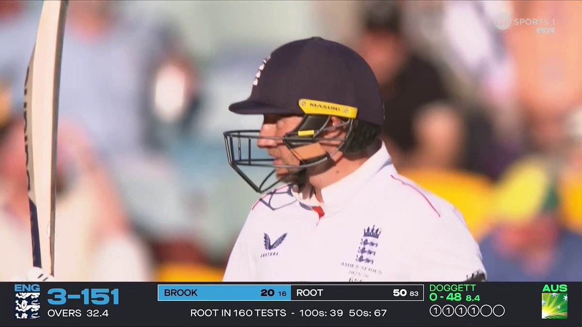 Joe Root's 10th half-century in Australia ๐ ๐บ Watch #TheAshes LIVE on TNT Sports and discovery+