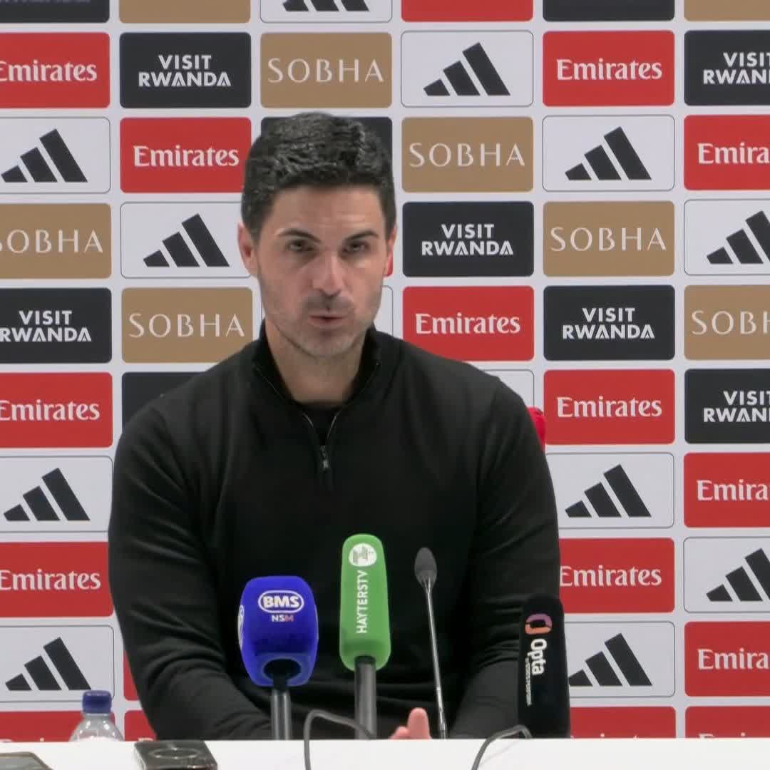 🗣️"If they can please give us more time to recover" Arsenal boss Mikel Arteta says the congested schedule is "too much" and is partly to blame for the club's injuries 🔴