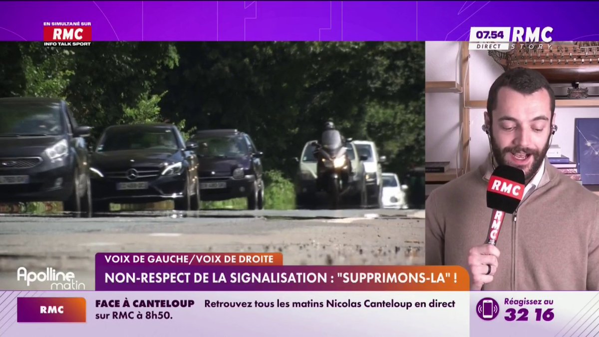 🇫🇷 Louis Sarkozy affirme qu’il faut "supprimer les feux rouges, les lignes blanches et les panneaux de signalisation" sur la route pour "plus de liberté".