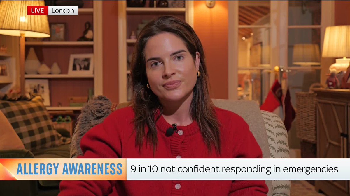 Binky Felstead talks about the time her son had a severe allergic reaction to sesame. She joins Sophy Ridge &amp; Wilfred Frost to discuss awareness around anaphylaxis, as data shows that 51% of people cannot identify the signs of a reaction