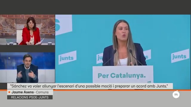 "No crec que ens toqui a nosaltres fer ara aquest paper." L'eurodiputat dels Comuns Jaume Asens rebutja que el seu partit hagi de tornar a fer de pont entre el PSOE i Junts perquè la relació entre les formacions és ara "estable" #Matins3Cat