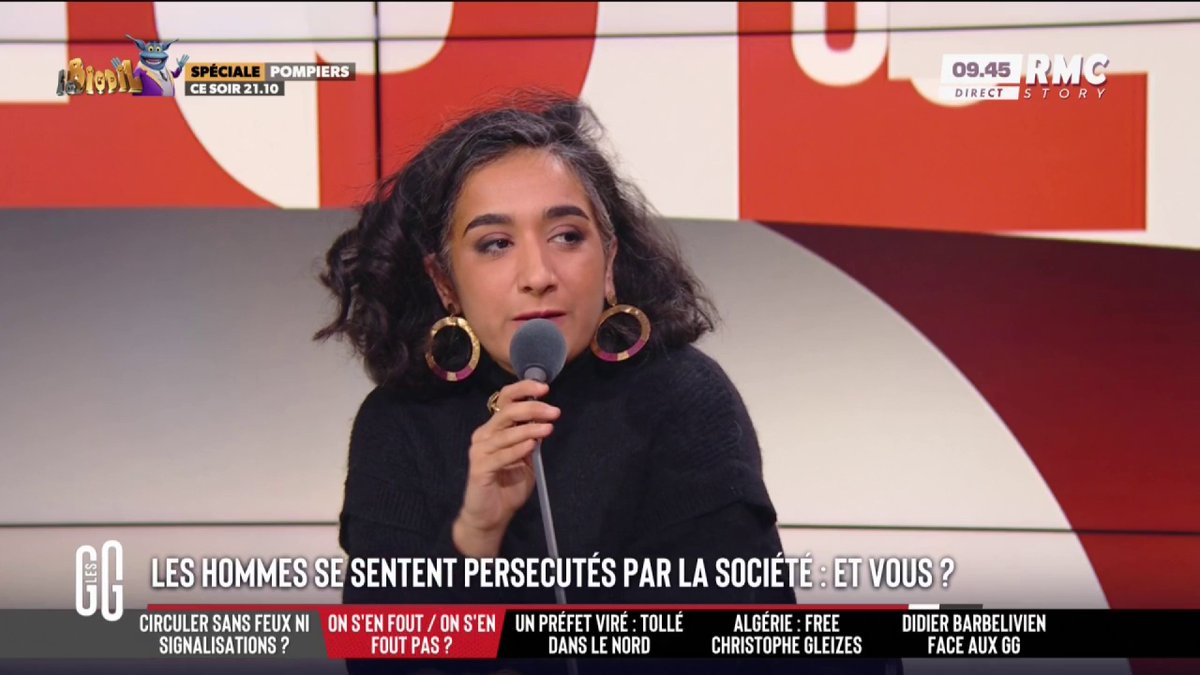 ♂️ Les hommes se sentent persécutés 🗣️ Chirinne Ardakani : "1 femme est tuée tous les 3 jours sous les coups de son époux... 97% des hommes agressent ce qui ne veut pas dire que tous les hommes agressent... Il n'y a pas de raison que 52% des hommes se sentent persécutés !" #GGRMC