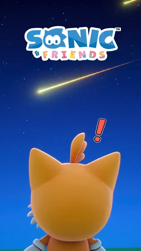 ／ キュートなソニックたちが送る ショートアニメ『SONIC ＆ FRIENDS』 最新エピソード5-3公開🌟 ＼ 流れ星を見にいこう！③🌠🌠☄️ ▼セガ公式TikTokをCheck #ソニフレ