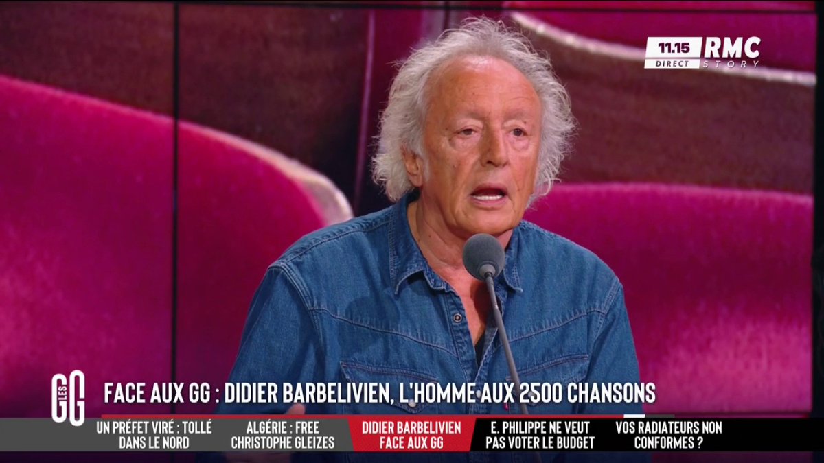 🇫🇷 Emmanuel Macron 🎙️ Didier Barbelivien : "Vous vous intéressez encore à Emmanuel Macron ? Vous êtes sympas les mecs ! Il n'est pas si intéressant que ça... La comédie du vote du budget, c'est un feuilleton... Les politiques, je les trouve un peu pathétiques !" #GGRMC