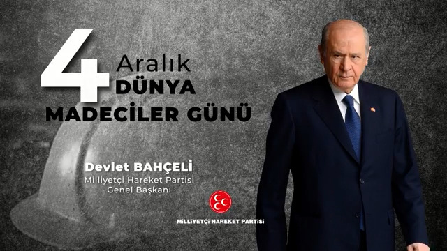 4 Aralık Dünya Madenciler Günü Kutlu Olsun