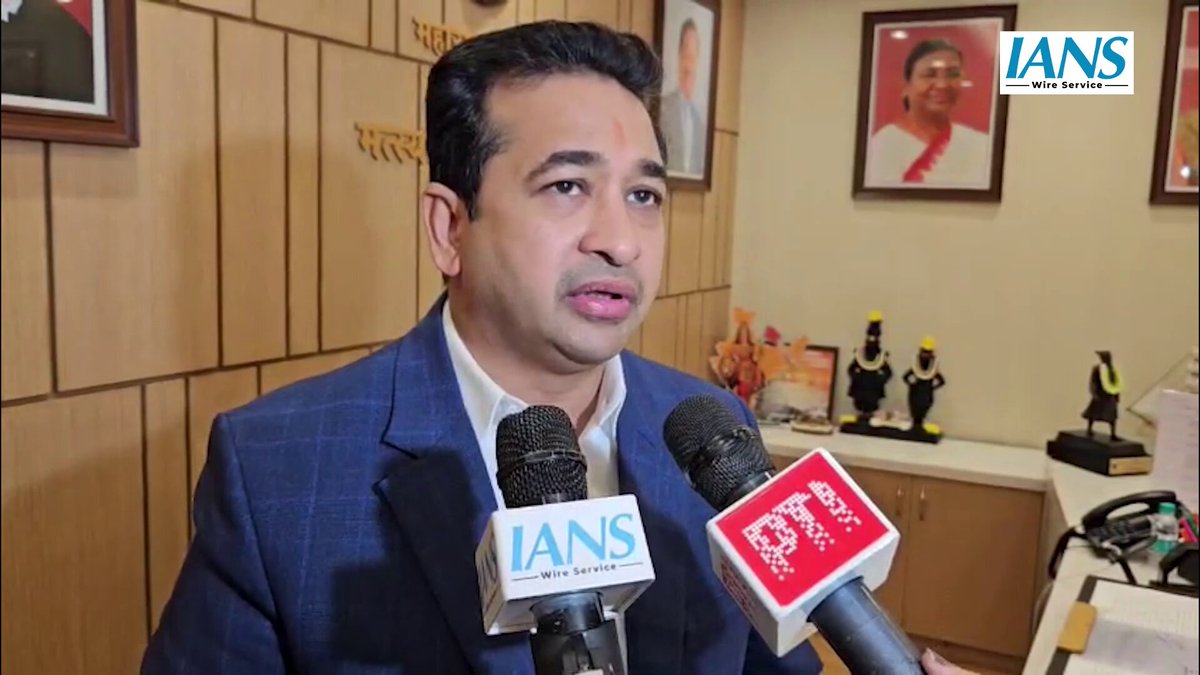 Maharashtra BJP Minister Nitesh Rane- "Questions are being raised about burqa in many Islamic countries as well. In several Islamic nations, hijab and burqa have been banned. So how can we allow it in our Hindu-majority country"