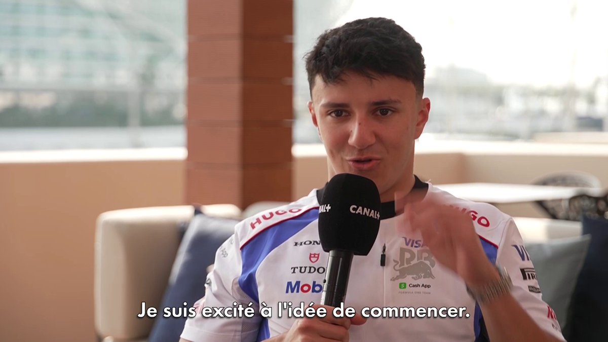 🎙️ "C'est un honneur." - Isack Hadjar : pilote Oracle Red Bull Racing 2026 🫡 #AbuDhabiGP #F1