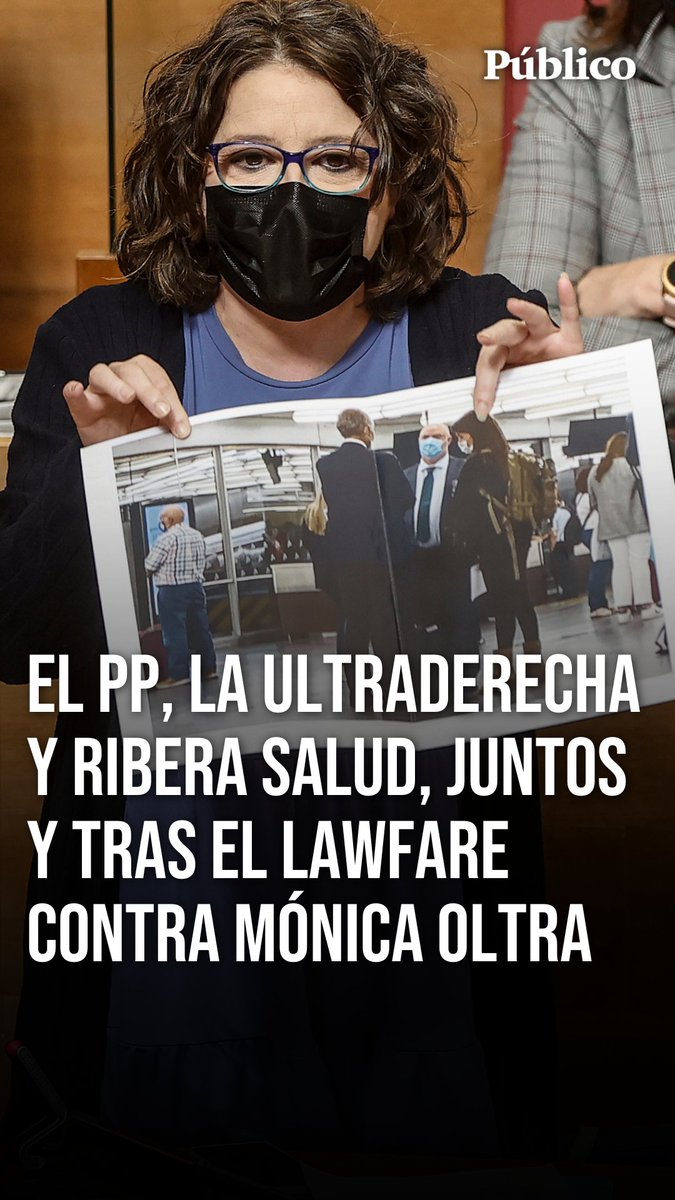 🎥 Mónica García recordó este miércoles la denuncia de Mónica Oltra sobre la imagen donde se ve juntos al exdirector de Ribera Salud, el expresidente valenciano, Francisco Camps, y la agitadora ultra Cristina Seguí