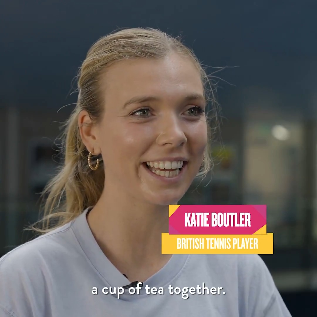“For them just to go out and play tennis and be able to spend time with other people, it makes such a big difference.” 🎾☕️ Katie Boulter welcomed a Walking Tennis group from LTA Tennis Foundation funded partner Age UK at the National Tennis Centre ⤵️