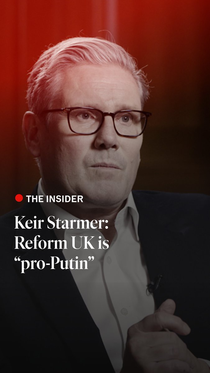 Sir Keir Starmer called Reform UK, Nigel Farage’s populist right-wing party, “pro-Putin or Putin-neutral”. In an interview with Zanny Minton Beddoes, Britain’s embattled prime minister said a Reform government would harm Britain and potentially break the West. The full interview will be available to watch at 4pm UK time here: