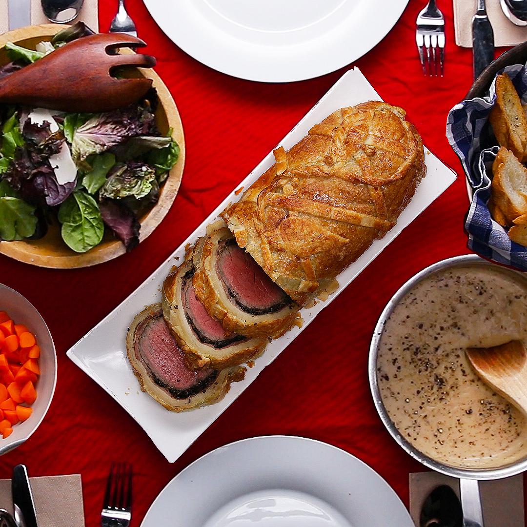 One of my favourite meals: Beef Wellington. Absolutely delicious.