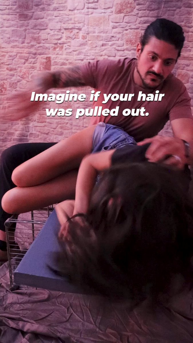 Imagine being fully conscious while having your hair pulled out, just so someone else can steal it and wear it. Leave animals out of your closet.