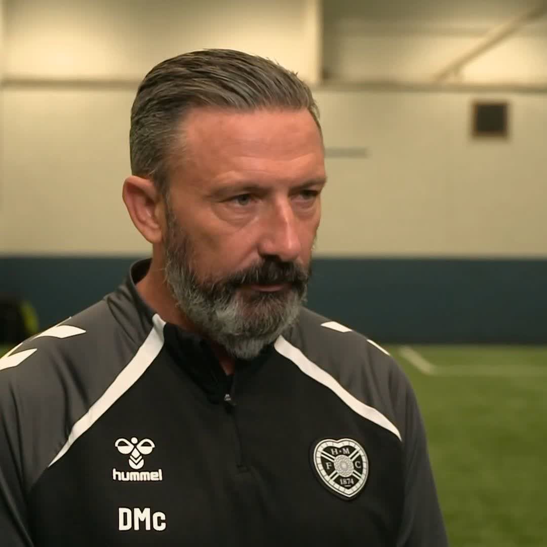 🗣️ "It is still one defeat in 15, we're nearly halfway through the league campaign and still at the top end of the table." Hearts head coach Derek McInnes looks ahead to facing Celtic in Sunday's top-of-the-table clash - live on Sky Sports 📺