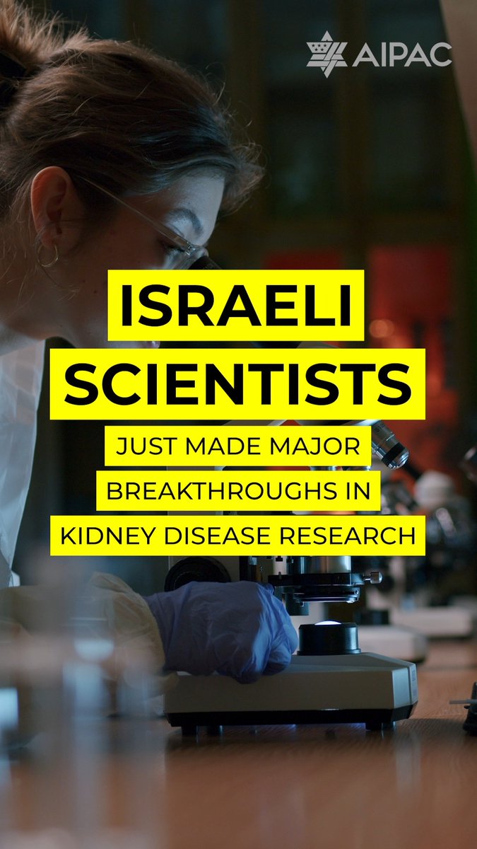 815,000 Americans are living with kidney failure. Israeli scientists are hoping to change that. Israel innovates. Americans benefit. 🇺🇸🇮🇱