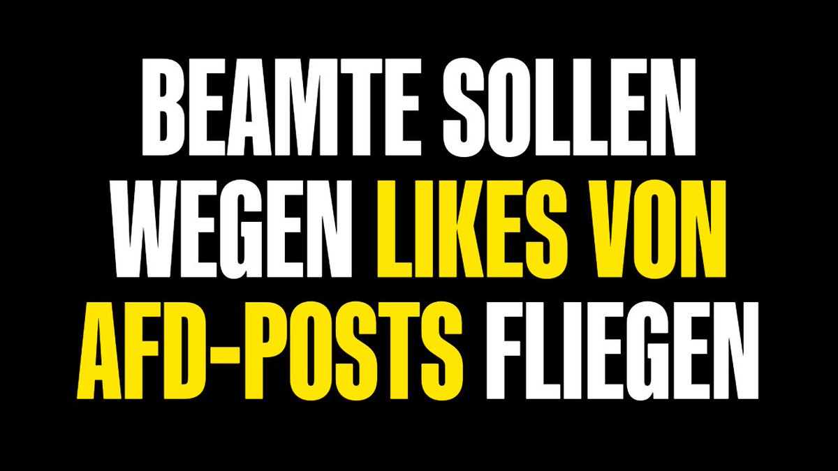 AfD auf einer Liste mit Hamas, Mitglieder dürfen keine Bürgermeister werden, Beamte sollen sich von AfD distanzieren – was hier kommt, ist schlimmer als ein Parteiverbot