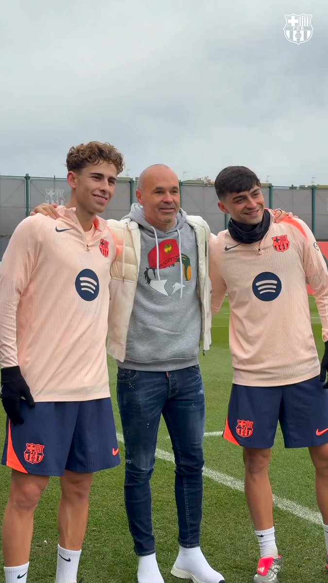 Welcome back to our legend Andrés Iniesta 💙❤️