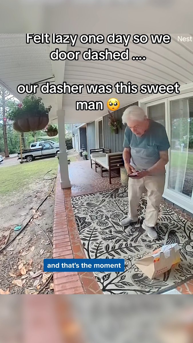 Nearly $10,000 has been collected for 81-year-old DoorDash driver Joe, whose one delivery went viral on TikTok. He works almost six hours a day, five days a week, to provide for his family. 🙌 People helping people ❤️