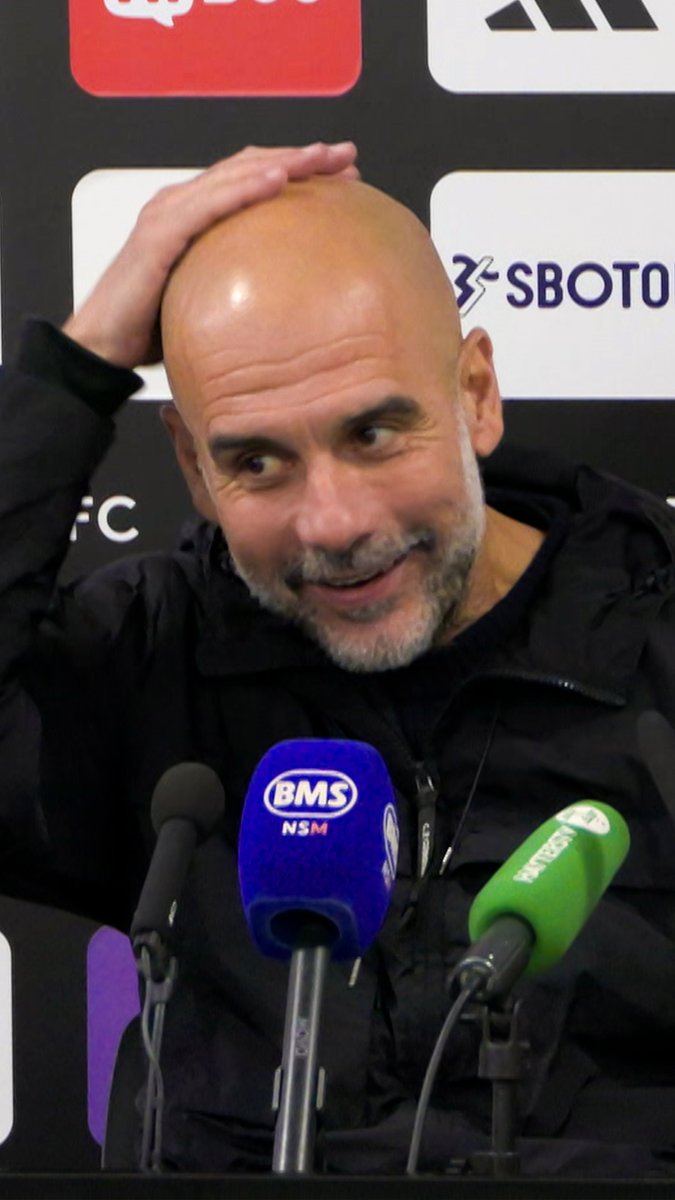 Rahatlamış, keyifli bir Pep korku salar. City is back :)