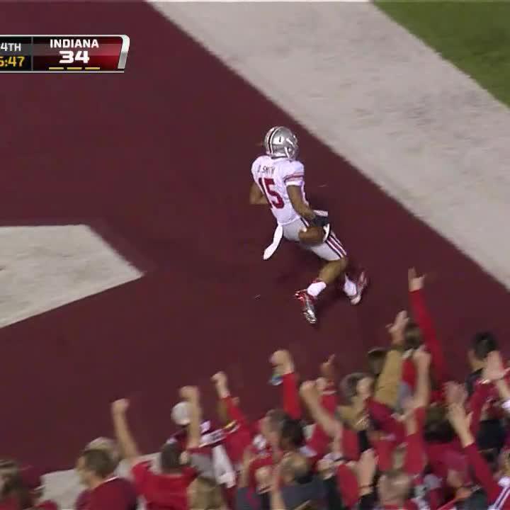 2012 Devin Smith vs Indiana: 2 catches, 2 touchdowns, 106 yards