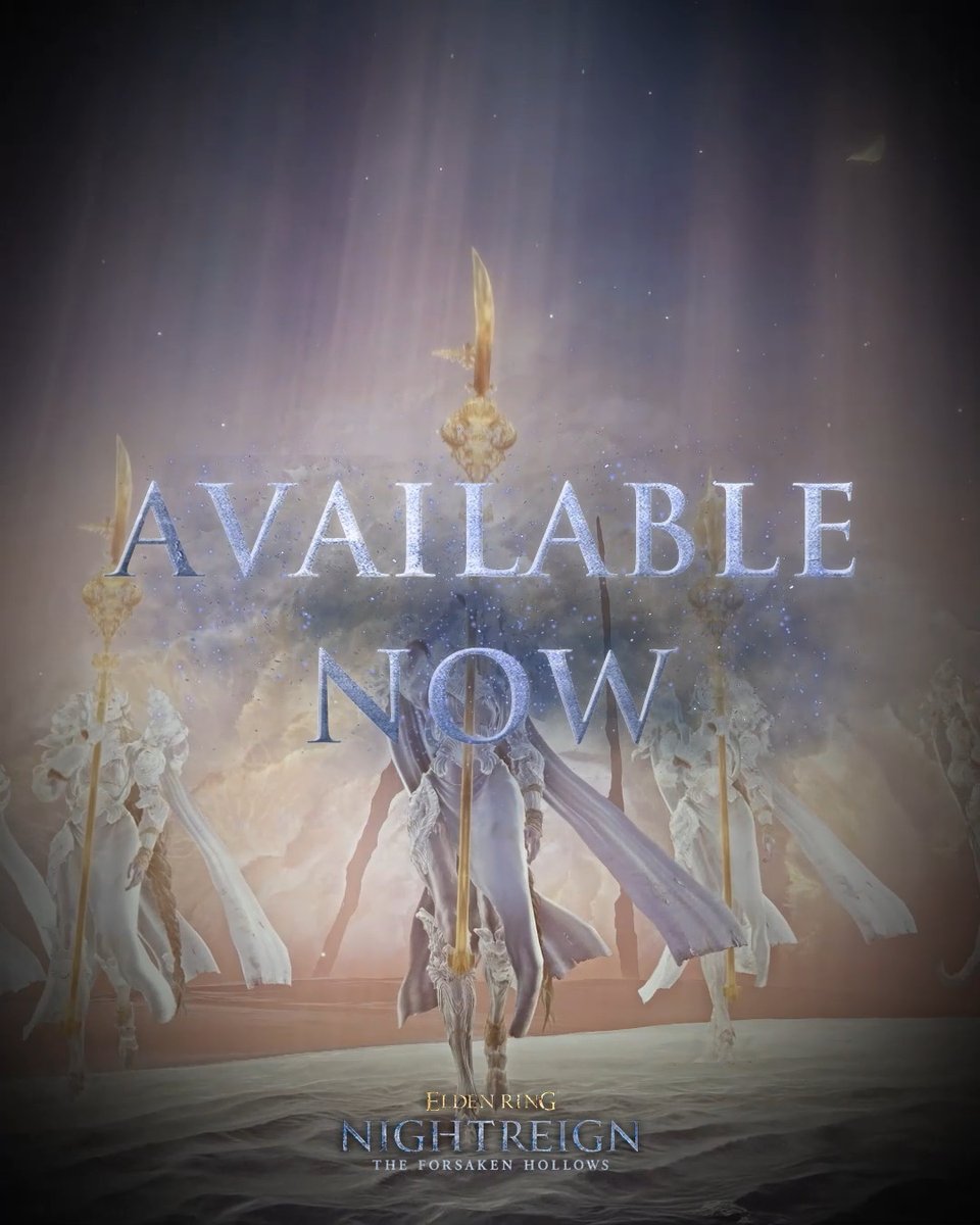 Stand reunited against the Ruin. #ELDENRING #NIGHTREIGN The Forsaken Hollows is now available worldwide.