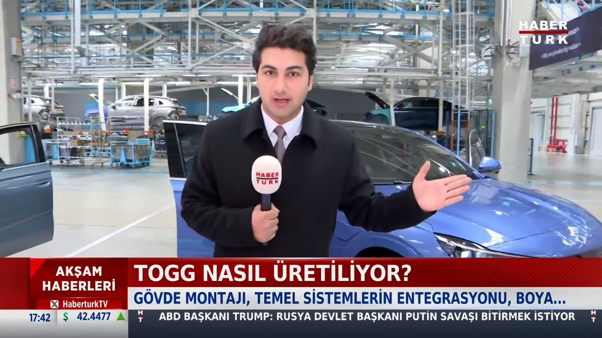 📌TOGG Üretim Tesisi kapılarını açtı 250 bin metrekareye kurulu, 3 dakikada bir TOGG üretiliyor.