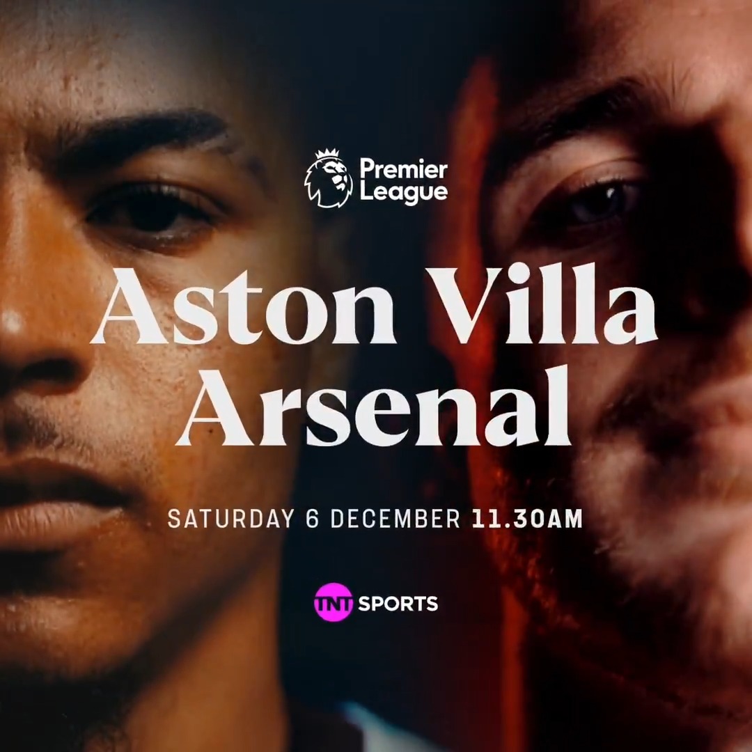 This one is going to be good! 🔥 It's 3rd vs 1st as Aston Villa take on Arsenal in the Premier League this Saturday 🙌 📺 TNT Sports &amp; discovery+ UK