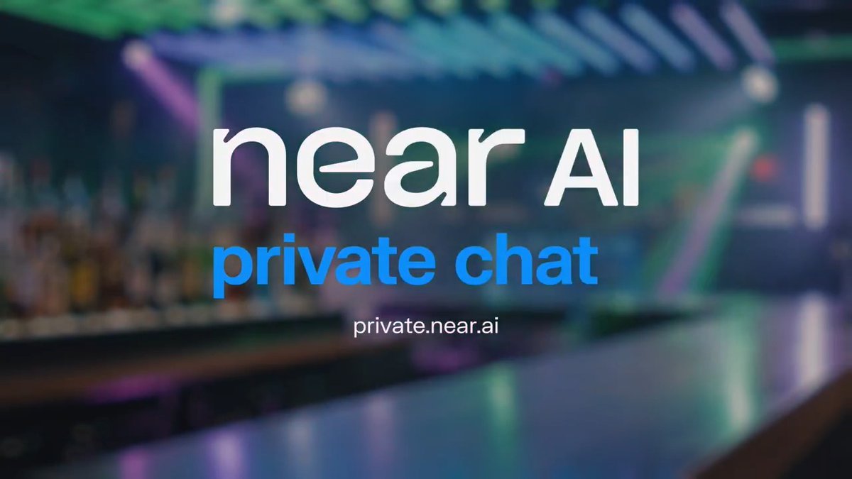 With NEAR AI Private Chat, your conversations are fully and verifiably encrypted. You own your keys, now you can own your AI chats too.