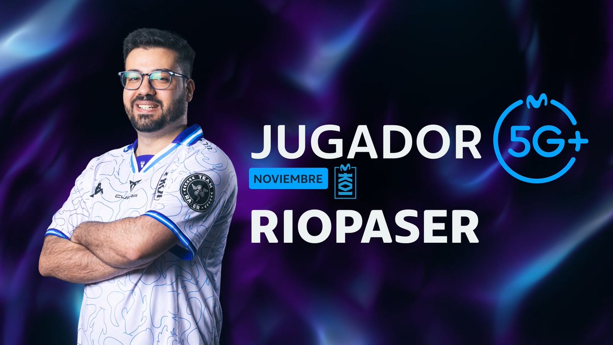 💙 EL JUGADOR 5G+ de Movistar España no podría ser otro que Eric Rios. El mes que se ha pegado este tío no tiene nombre, honor. #goMKOI #5GPlus
