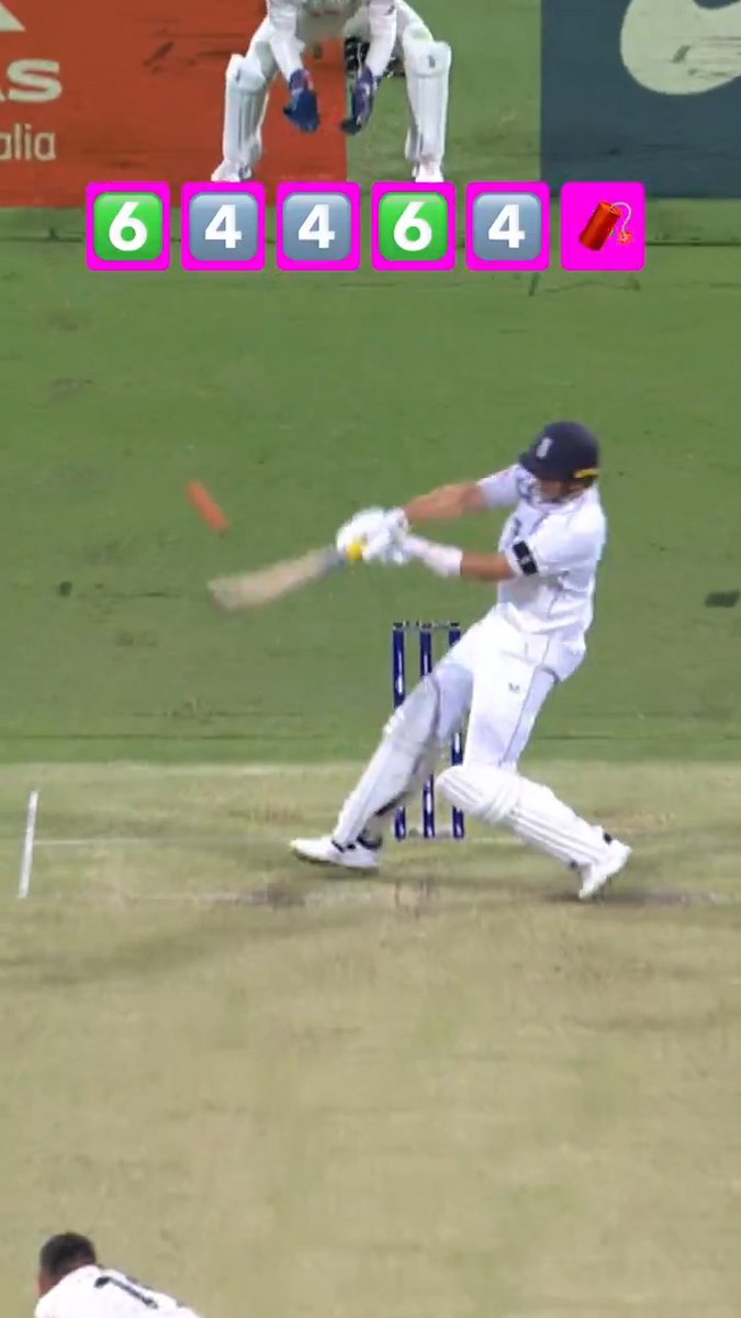 Some evening fireworks at the Gabba, brought to you by Jofra Archer and Joe Root 💥