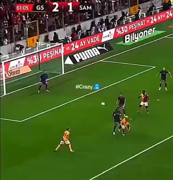 Samsunspor maçı demişken o ikonik pozisyon