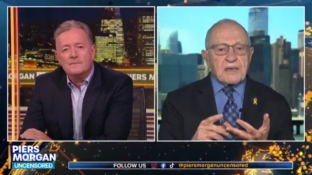 'People began the rumor that he must have been in the Mossad 'cause he was wearing a $6 shirt...' Alan Dershowitz tells Piers Morgan about the time he bought Jeffrey Epstein an IDF T-shirt. Watch more 👇 📺 Piers Morgan | Alan Dershowitz