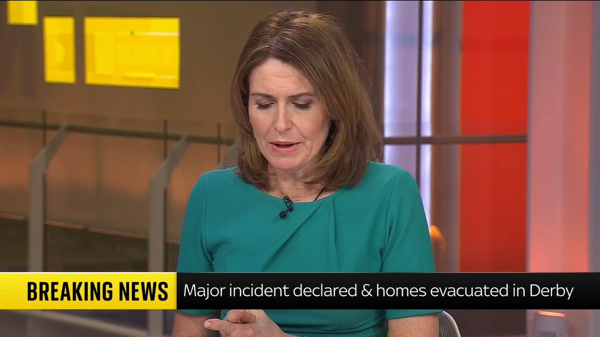 BREAKING: Around 200 homes in Derby have been evacuated as a precaution, and a major incident has been declared after two men were arrested on suspicion of explosives offences. 📺 Sky 501, Virgin 602, Freeview 233 and YouTube
