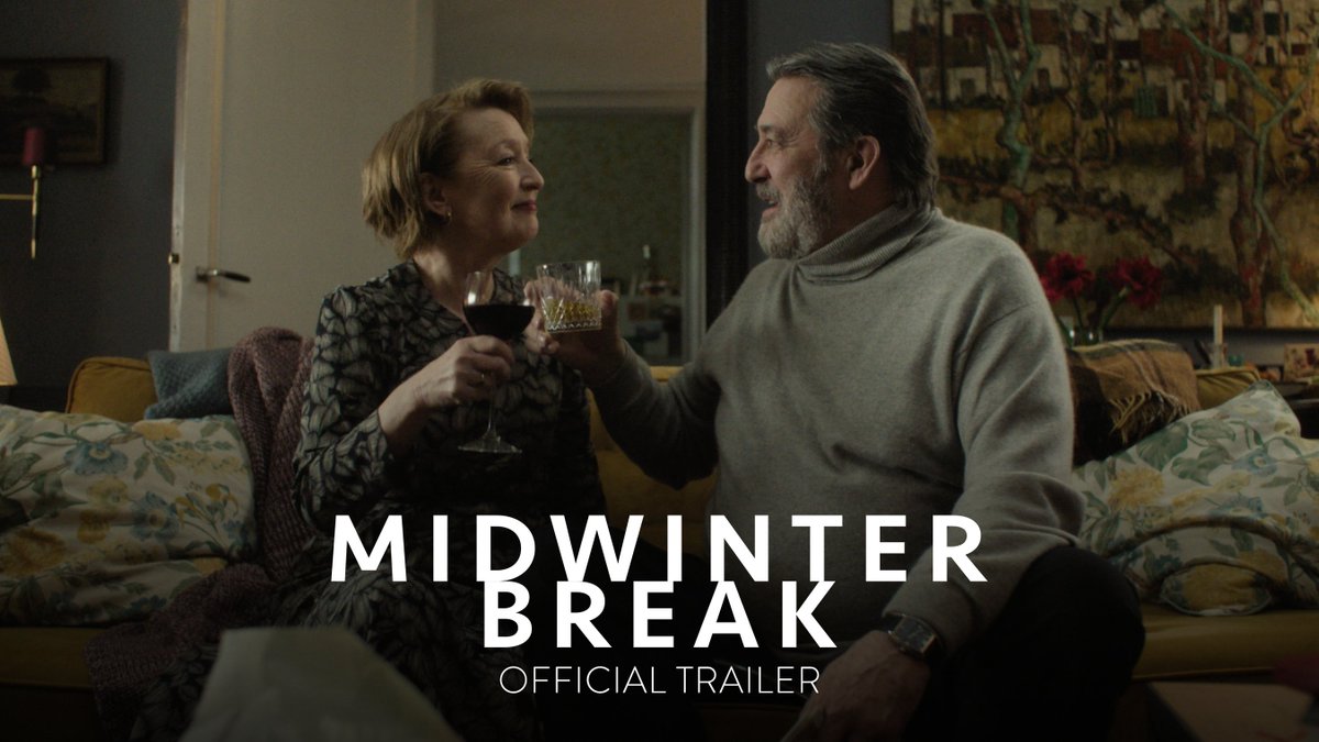 First trailer for ‘MIDWINTER BREAK’, starring Lesley Manville and Ciarán Hinds The film follows a longtime couple who take a trip to Amsterdam that unravels a life-changing secret. In theaters on February 20.