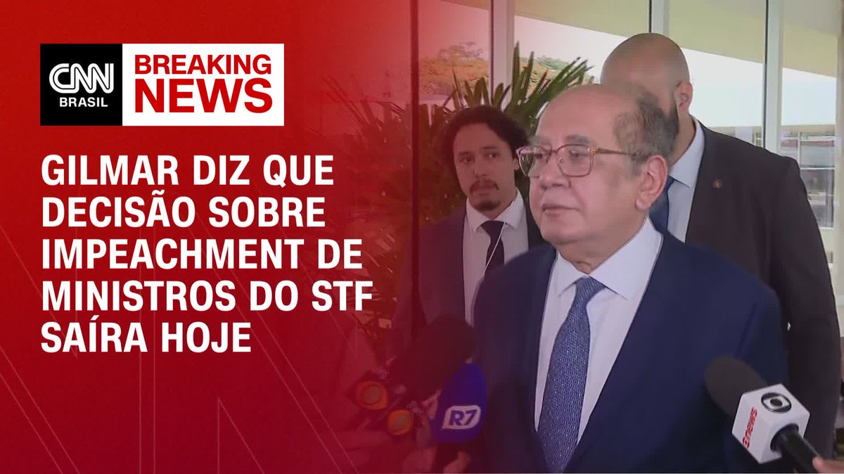 Gilmar fala após decisão sobre impeachment; assista #BastidoresCNN