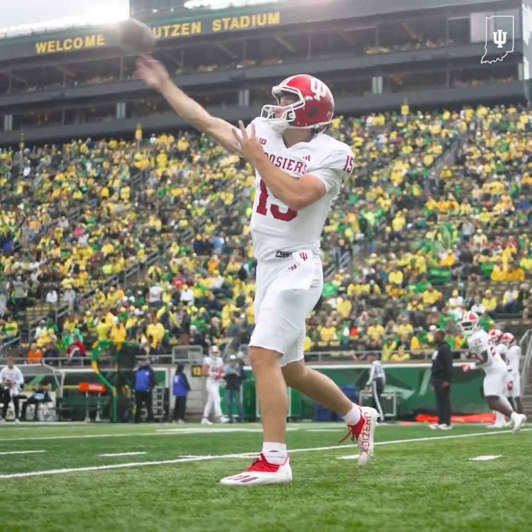 Our guy under center is the B1G Quarterback & Offensive Player of the Year. 😤