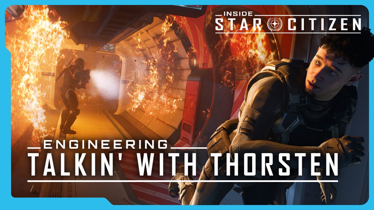 It’s finally here. Fire. Heroics. Occasional Component Maintenance. All these and more are waiting for you when Engineering makes its way to the ‘verse in the upcoming Alpha 4.5 Inside Star Citizen | Engineering Talkin' with Thorsten