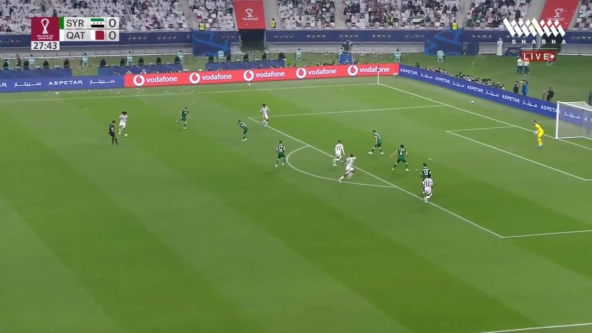 شوط الفرص الضائعة 😐 همام يهدر الهدف الأول للعنابي بعد تمريرة أكرم عفيف 🇶🇦🔥 تابعوا المباراة وباقي المواجهات في #كأس_العرب_على_شاشا 🏆💫 شاهد الآن مجاناً وبدون تسجيل دخول 📺